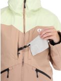 Thumbnail Picture, Sitkah ski jacket women Lime Cream Roebuck brown, green 