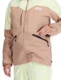 Thumbnail Picture, Sitkah ski jacket women Lime Cream Roebuck brown, green 