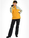 Thumbnail Picture, Sylva 3L hardshell ski jacket women Autumn Blaze green, yellow 