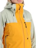 Thumbnail Picture, Sylva 3L hardshell ski jacket women Autumn Blaze green, yellow 