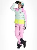 Thumbnail Picture, Sylva 3L hardshell ski jacket women Orchid Silt Green Acid Lime green, grey, pink 