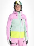 Thumbnail Picture, Sylva 3L hardshell ski jacket women Orchid Silt Green Acid Lime green, grey, pink 