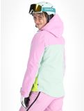 Thumbnail Picture, Sylva 3L hardshell ski jacket women Orchid Silt Green Acid Lime green, grey, pink 