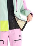 Thumbnail Picture, Sylva 3L hardshell ski jacket women Orchid Silt Green Acid Lime green, grey, pink 