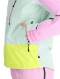 Thumbnail Picture, Sylva 3L hardshell ski jacket women Orchid Silt Green Acid Lime green, grey, pink 