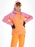 Thumbnail Picture, Sylva 3L hardshell ski jacket women Tangerine orange, pink 