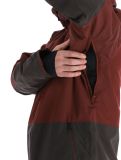 Thumbnail Picture, Track ski jacket men Andorra-Raven Grey burgundy 