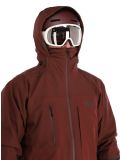 Thumbnail Picture, Track ski jacket men Andorra-Raven Grey burgundy 