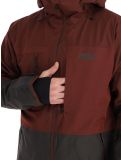 Thumbnail Picture, Track ski jacket men Andorra-Raven Grey burgundy 