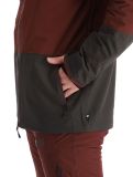 Thumbnail Picture, Track ski jacket men Andorra-Raven Grey burgundy 