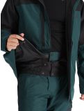 Thumbnail Picture, Track ski jacket men Black Ponderosa Pine black, green 