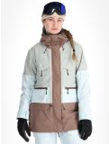 Thumbnail Picture, U68 ski jacket women Pigeon Starlight Blue Deep Taupe blue, brown 