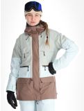 Thumbnail Picture, U68 ski jacket women Pigeon Starlight Blue Deep Taupe blue, brown 