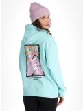 Thumbnail Poederbaas, Arty Hoody sweater women Mint green 