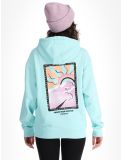 Thumbnail Poederbaas, Arty Hoody sweater women Mint green 