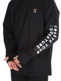 Thumbnail Poederbaas, Arty Longsleeve sweater men Black black 