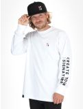 Thumbnail Poederbaas, Arty Longsleeve sweater men Off White white 