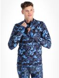 Thumbnail Poederbaas, Camo pullover men Navy blue 