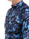 Thumbnail Poederbaas, Camo pullover men Navy blue 