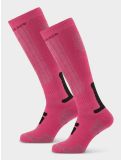 Thumbnail Poederbaas, Ski Socks 2-pack ski socks unisex Pink pink 