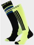 Thumbnail Poederbaas, Striped Ski Socks 2-pack ski socks 2-pack unisex Black Multi black, multicolor 