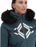 Thumbnail Poivre Blanc, Active Line W23-0800-WO/P ski jacket women Print Ever Green green 