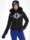 Thumbnail Poivre Blanc, Active Line W23-0800-WO/P ski jacket women Print Black black 