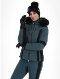 Thumbnail Poivre Blanc, Luxe Sport Line W23-0804-WO ski jacket women Ever Green / Black black, green 