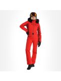 Thumbnail Poivre Blanc, Stretch Ski Overall ski suit women leopard scarlet red 