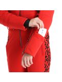 Thumbnail Poivre Blanc, Stretch Ski Overall ski suit women leopard scarlet red 