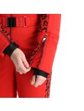 Thumbnail Poivre Blanc, Stretch Ski Overall ski suit women leopard scarlet red 