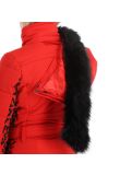 Thumbnail Poivre Blanc, Stretch Ski Overall ski suit women leopard scarlet red 