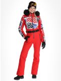 Thumbnail Poivre Blanc, Traditional 24PBH0831/WO/P ski suit women Print Scarlet Red red 