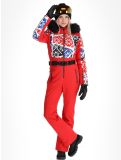 Thumbnail Poivre Blanc, Traditional 24PBH0831/WO/P ski suit women Print Scarlet Red red 