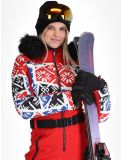 Thumbnail Poivre Blanc, Traditional 24PBH0831/WO/P ski suit women Print Scarlet Red red 