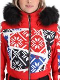 Thumbnail Poivre Blanc, Traditional 24PBH0831/WO/P ski suit women Print Scarlet Red red 