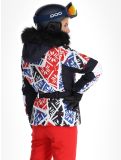 Thumbnail Poivre Blanc, Traditional 24PBH1003/WO/P ski jacket women Print Scarlet Red blue, red, white 