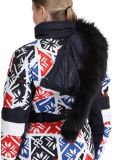 Thumbnail Poivre Blanc, Traditional 24PBH1003/WO/P ski jacket women Print Scarlet Red blue, red, white 