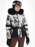 Thumbnail Poivre Blanc, Traditional 24PBH1003/WO/P ski jacket women Print Black black, white 