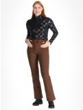 Thumbnail Poivre Blanc, Traditional 24PBH1120/WO/A softshell ski pants women Choco Brown brown 