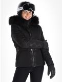 Thumbnail Poivre Blanc, Traditional Line W23-1003-WO/E ski jacket women Embossed Black black 