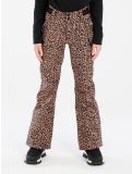 Thumbnail Protest, PRTCLASSY 24 JR ski pants kids Fudge Camel brown 