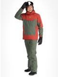 Thumbnail Protest, PRTDAZZLE ski jacket men Barn Red green, red 