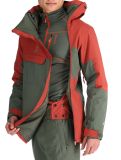 Thumbnail Protest, PRTDAZZLE ski jacket men Barn Red green, red 