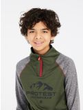 Thumbnail Protest, PRTRAF JR 1/4 zip pullover kids Thyme green, grey 