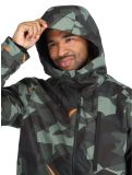 Thumbnail Quiksilver, Mission Printed ski jacket men Puzzle Camo Sea Spray green, grey 