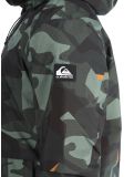 Thumbnail Quiksilver, Mission Printed ski jacket men Puzzle Camo Sea Spray green, grey 