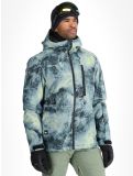 Thumbnail Quiksilver, Mission Printed ski jacket men Space Stone Celery Green green 