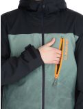 Thumbnail Quiksilver, Morton ski jacket men Gradient Iced Sea Spray black, green 