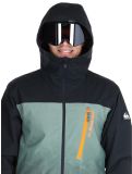 Thumbnail Quiksilver, Morton ski jacket men Gradient Iced Sea Spray black, green 